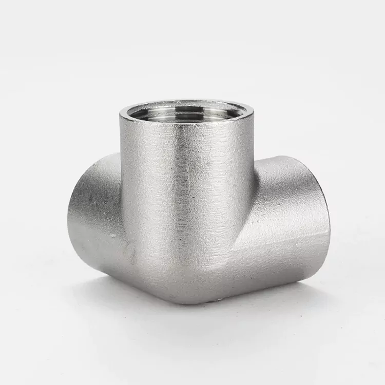 Pemasangan Paip Tee 3D Keluli Tahan Karat BSP