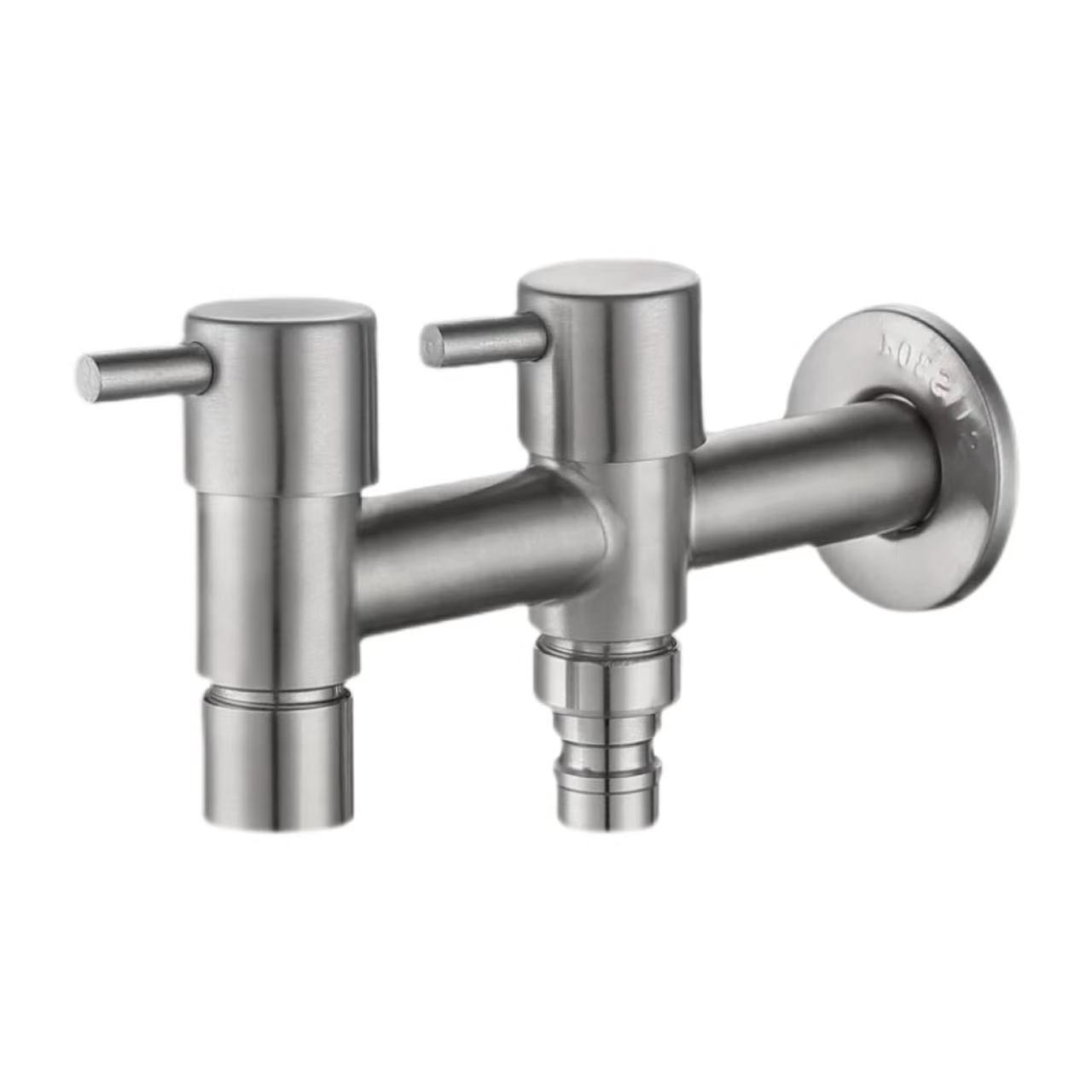 Dwi-Enjin Kawalan Pintar Dual-Outlet Faucet
