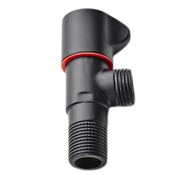 Gunmetal Grey Angle Valve Set Injap Hentian Air Panas Dan Sejuk Universal