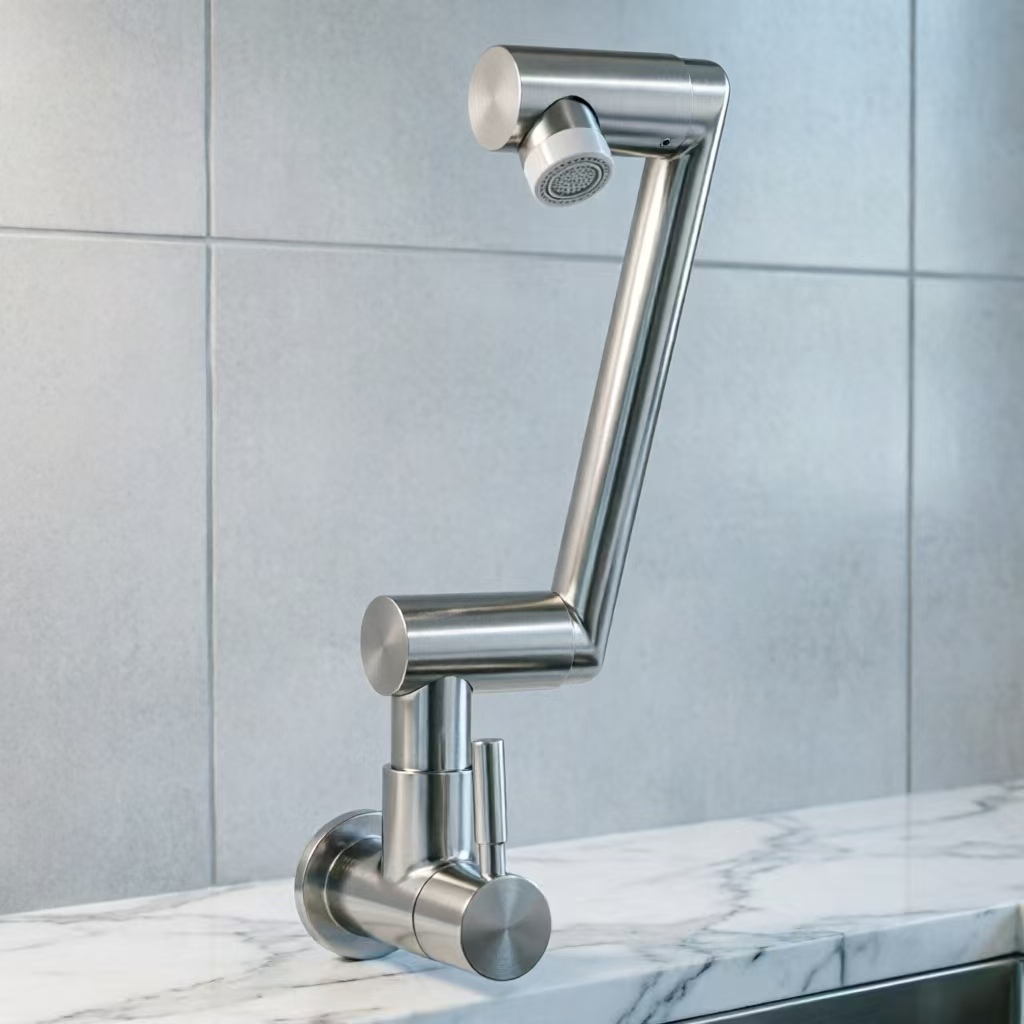 Minimalist Rotating Faucet