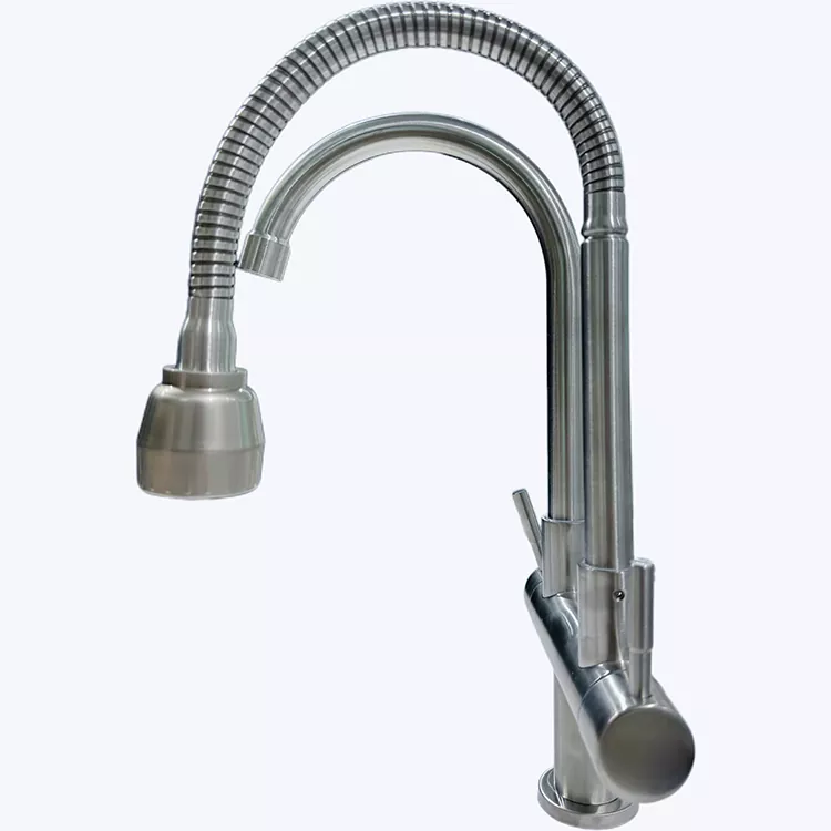 Dapur Pusing Satu-Sejuk Dwi-Paip Dwi-Saluran Faucet