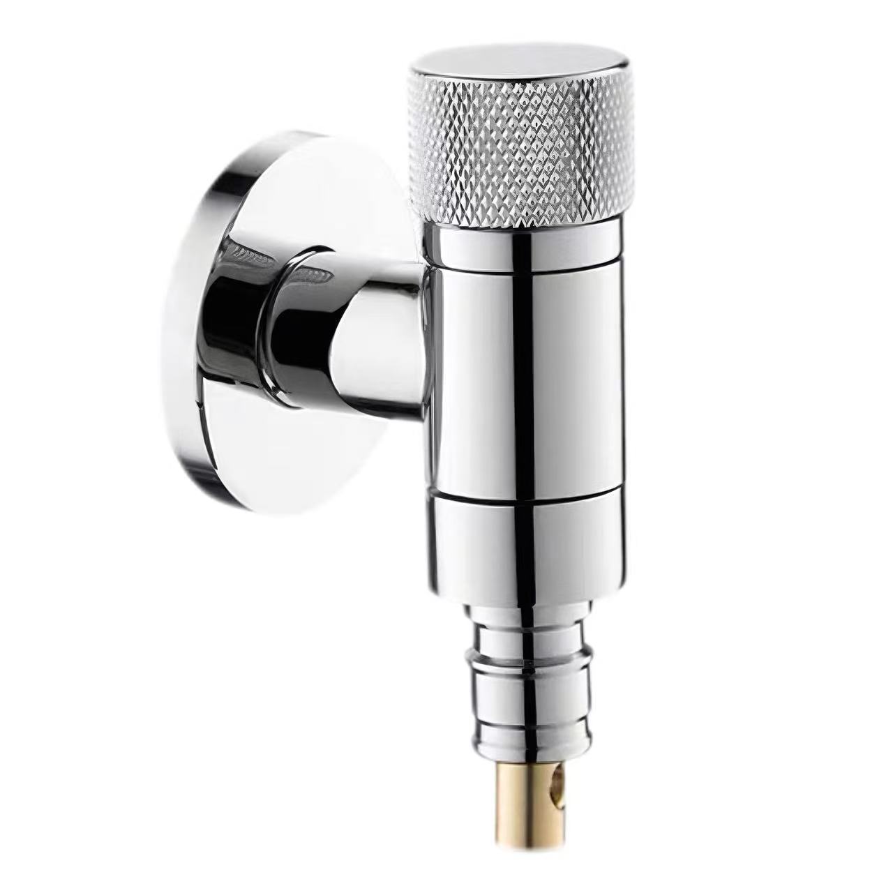 Knurled Handle Anti-Limpahan Injap Hentian Air Mesin Basuh Knurled Handle Anti-Limpahan Injap Hentian Air Mesin Basuh