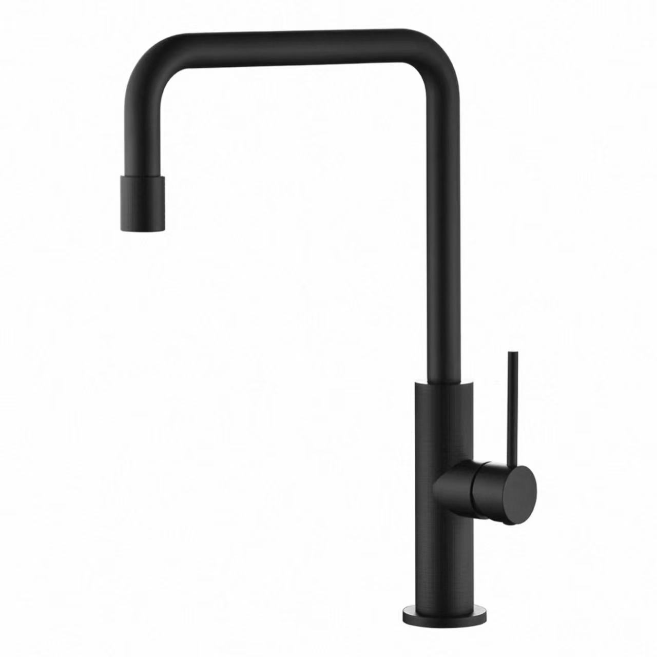 Tiub Minimalis L-Shaped Knurled Kitchen Faucet Panas Dan Sejuk Tiub Minimalis L-Shaped Knurled Kitchen Faucet Panas Dan Sejuk