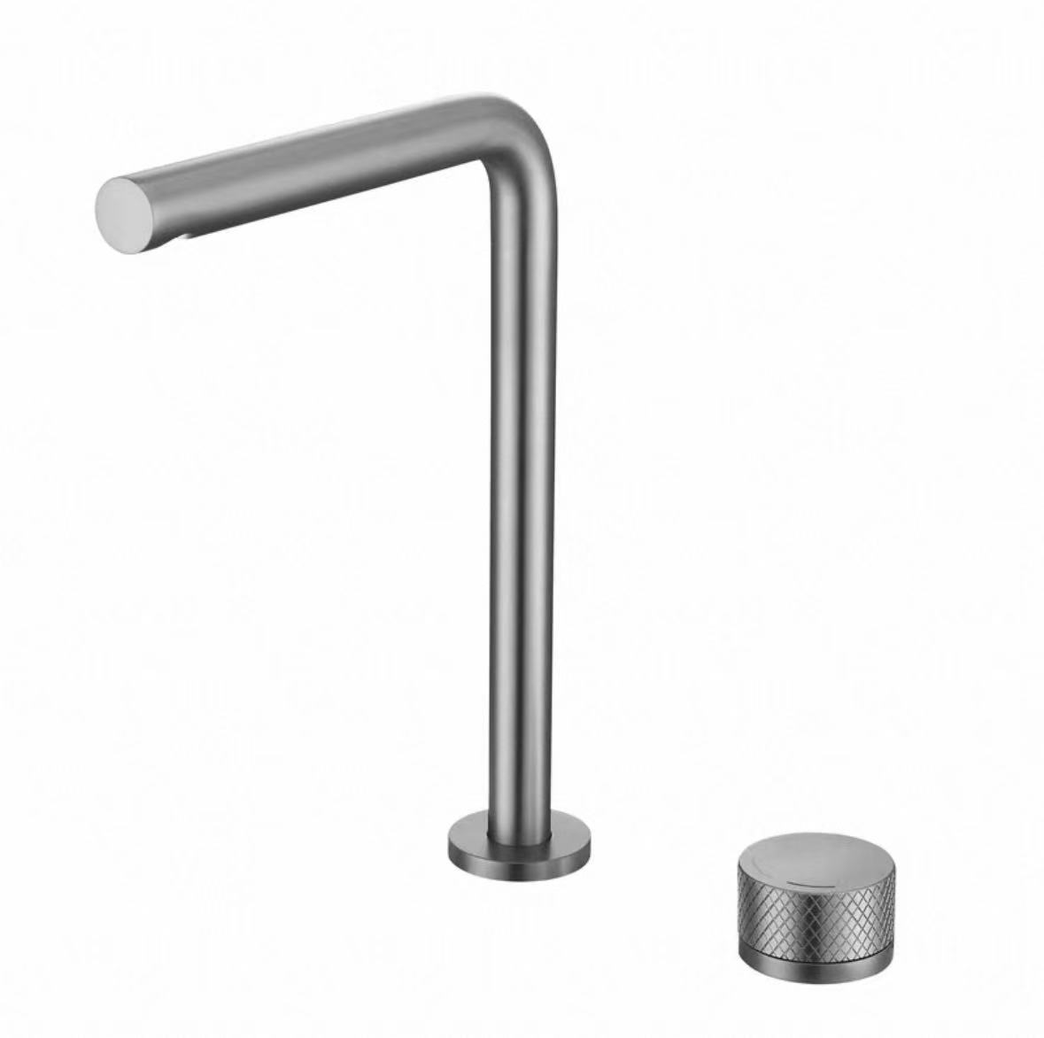 Faucet Pisah Geometri Hitam Tulen